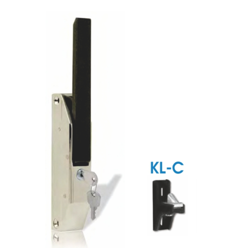 Klamka i zatrzask z zamkiem KL-685PV C
